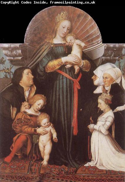 HOLBEIN, Hans the Younger Damstadt Madonna
